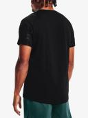 Under Armour Rush Emboss Short Sleeve T-Shirt Matte Black - S