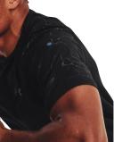 Under Armour Rush Emboss Short Sleeve T-Shirt Matte Black - S