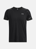 Under Armour Rush Emboss Short Sleeve T-Shirt Matte Black - S