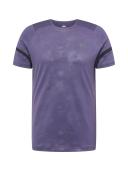 Under Armour Rush Emboss Short Sleeve T-Shirt Navy Blue - XL