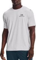 Under Armour Rush Energy Short Sleeve T-Shirt Dark Red Black - S