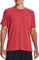 Under Armour Rush Energy Short Sleeve T-Shirt Dark Red Black - S