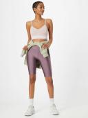 Under Armour Seamless Low Long Sports Bra - Dash Pink/White - L