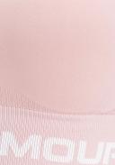 Under Armour Seamless Low Long Sports Bra - Dash Pink/White - XL