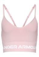 Under Armour Seamless Low Long Sports Bra - Dash Pink/White - XL