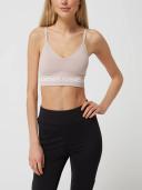 Under Armour - Seamless Low Long Sports Bra - Dash Pink/White - XS