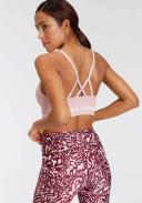Under Armour - Seamless Low Long Sports Bra - Dash Pink/White - XS