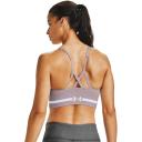 Under Armour - Seamless Low Long Sports Bra - Dash Pink/White - XS