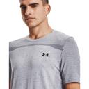 Under Armour Seamless Short Sleeve T-Shirt Grey Black - M
