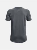 Under Armour Sportstyle Left Chest Short Sleeve T-Shirt Grey Kids - XS