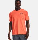 Under Armour Sportstyle Left Chest Short Sleeve T-Shirt Orange XL / Regular Man