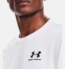 Under Armour Sportstyle Left Chest Short Sleeve T-Shirt Purple L / Regular Man