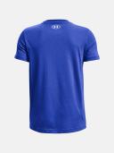 Under Armour Sportstyle Logo Short Sleeve T-Shirt Blue L Boy