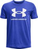 Under Armour Sportstyle Logo Short Sleeve T-Shirt Blue M Boy
