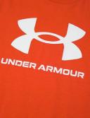 Under Armour Sportstyle Logo Short Sleeve T-Shirt Red XS Boy