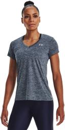 Under Armour SSV Twist Short Sleeve T-Shirt Blue L Woman 1258568-045-LG