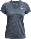 Under Armour SSV Twist Short Sleeve T-Shirt Blue L Woman 1258568-045-LG