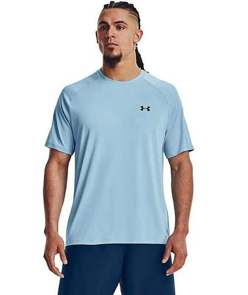 Under Armour Tech 2.0 Short Sleeve T-Shirt Sky Blue Black - 5XL