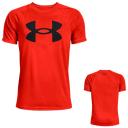 Under Armour Tech Big Logo Short Sleeve T-Shirt Blue L Boy
