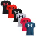 Under Armour Tech Big Logo Short Sleeve T-Shirt Blue L Boy