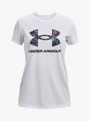 Under Armour Tech Big Logo Short Sleeve Tee - Girls - White/Black