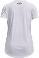 Under Armour Tech Big Logo Short Sleeve Tee - Girls - White/Black