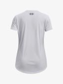 Under Armour Tech Big Logo Short Sleeve Tee - Girls - White/Black