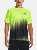 Under Armour Tech Fade Short Sleeve T-Shirt Green Black - XS