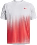 Under Armour Tech Fade Short Sleeve T-Shirt Grey Red - XXL