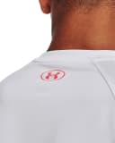 Under Armour Tech Fade Short Sleeve T-Shirt Grey Red - XXL