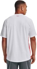 Under Armour Tech Fade Short Sleeve T-Shirt Grey Red - XXL