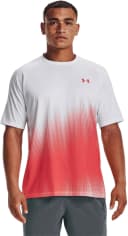 Under Armour Tech Fade Short Sleeve T-Shirt Grey Red - XXL