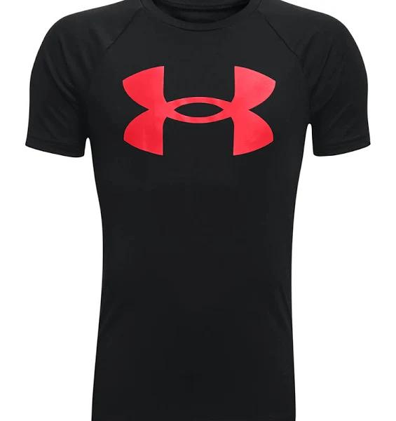 Under Armour Tech Large Logo T-Shirt Junior - Black - 10-11Y