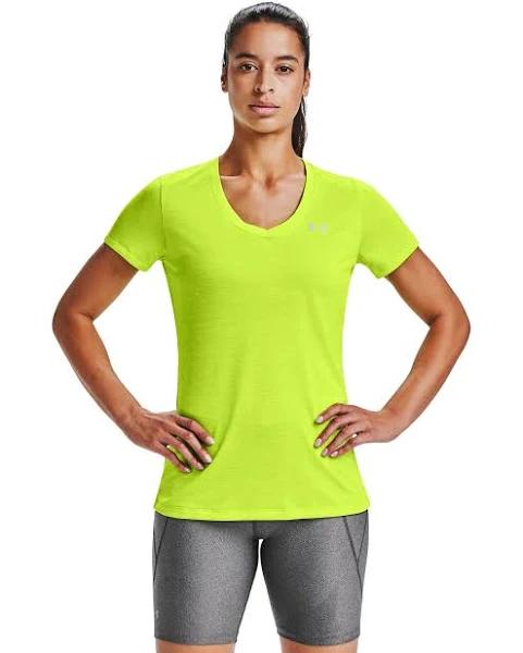 Under Armour Tech Twist T Shirt Ladies, Size 14, Purple