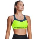 Under Armour UA Armour High Crossback Sports Bra - Green - 32C