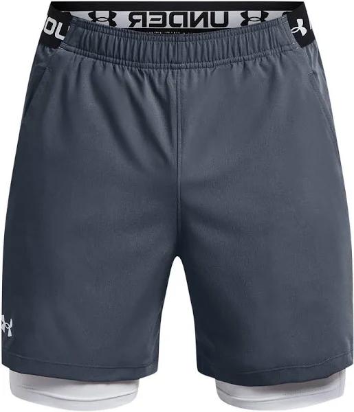 Under Armour Vanish Woven 2-in-1 Shorts Grey XL Man