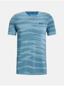 Under Armour Wave Short Sleeve T-Shirt Seamless Blue S Man 1373726-781-SM