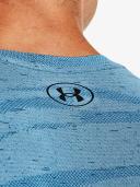 Under Armour Wave Short Sleeve T-Shirt Seamless Blue S Man 1373726-781-SM