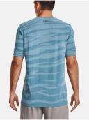 Under Armour Wave Short Sleeve T-Shirt Seamless Blue S Man 1373726-781-SM