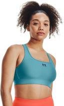 Under Armour Women's Armour Bra Mid Padless Blue XS