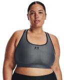 Under Armour Women's Armour Bra Mid Padless Gray SM