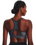 Under Armour Women's Armour Bra Mid Padless Gray SM