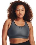 Under Armour Women's Armour Bra Mid Padless Gray SM
