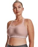 Under Armour Women's Armour High Crossback Sports Bra Pink 32B