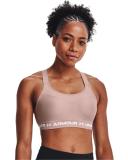 Under Armour Women's Armour High Crossback Sports Bra Pink 32B
