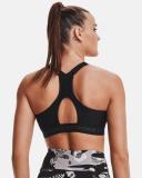 Under Armour Women's Armour High Crossback Zip Sports Bra Black 32B