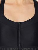 Under Armour Women's Armour High Crossback Zip Sports Bra Black 36D