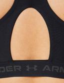 Under Armour Women's Armour High Crossback Zip Sports Bra Black 36D