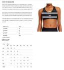 Under Armour Women's Armour High Crossback Zip Sports Bra Black 36D