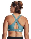 Under Armour Women's Armour Mid Crossback Sports Bra Blue LG